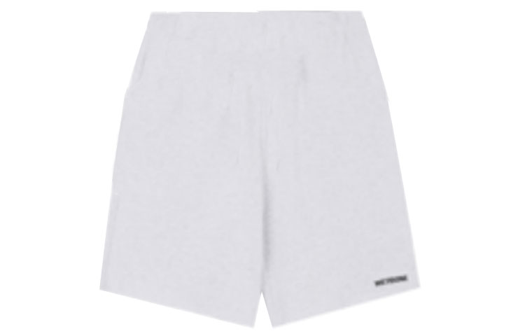 Order WE11DONE Grey Letter Print Elastic Waist Shorts Unisex Gift Box Edition. WD-TA3-22-749-U-GY