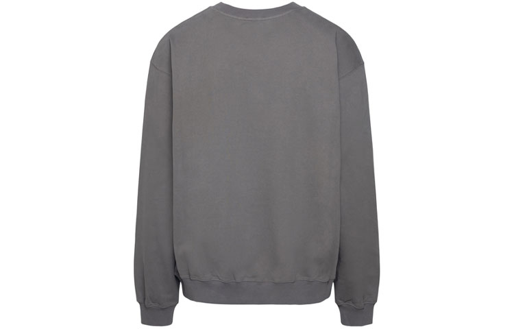 WE11DONE Grey Solid Logo Mirror Print Oversized Pullover Sweatshirt Unisex. WD-TS3-21-566-U-CH 圖 3
