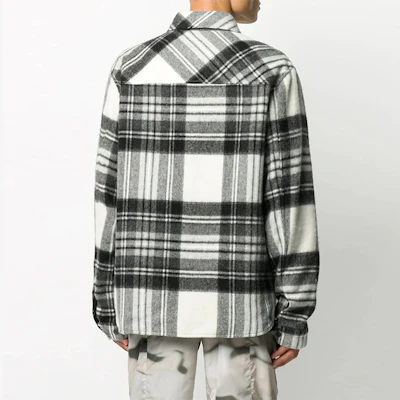WE11DONE Sobrecamisa Unisex de Manga Larga Cuadros con Media Cremallera - Gris. WD-BL3-20-910-U-GY Purchase WE11DONE Sobrecamisa Unisex de Manga Larga Cuadros con Media Cremallera - Gris. WD-BL3-20-910-U-GY