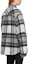 Cheap WE11DONE Sobrecamisa Unisex de Manga Larga Cuadros con Media Cremallera - Gris. WD-BL3-20-910-U-GY
