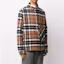 Shop WE11DONE Half-Zip Plaid Long Sleeve Shirt Jacket Unisex Khaki WD-BL3-20-910-U-CM