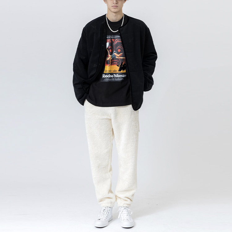 WE11DONE Horror Movie Graphic Unisex Short Sleeve T-Shirt WD-TT9-20-138-U-BK 圖 4