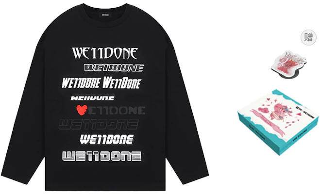 Sudadera Unisex WE11DONE con Logo y Estampado de Letras de Manga Larga WD-TT3-22-903-U-BK Buy Sudadera Unisex WE11DONE con Logo y Estampado de Letras de Manga Larga WD-TT3-22-903-U-BK