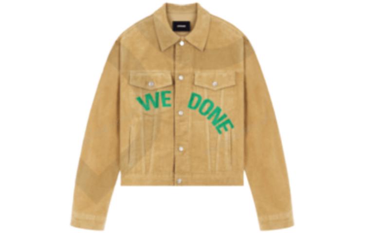 WE11DONE Letter Logo Printed Collared Jacket Unisex WD-DJ3-22-375-U-CM