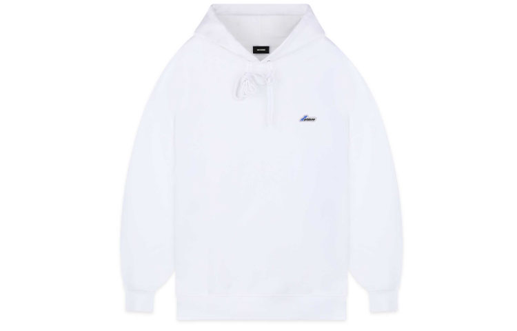 Order WE11DONE 標誌繡花抽繩連帽衫 男女款 白色 WD-TP3-20-707-U-WH