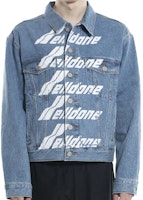 WE11DONE Logo Denim Jacket Unisex Blue WD-DJ6-20-090-U-BL WE11DONE Logo Denim Jacket Unisex Blue WD-DJ6-20-090-U-BL