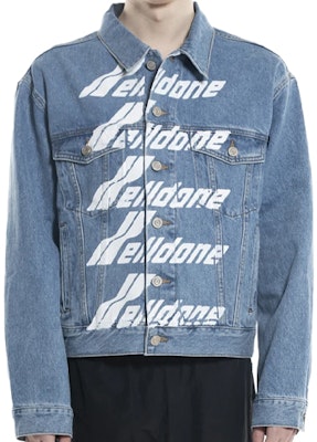 WE11DONE Logo 牛仔外套 男女同款 藍色 WD-DJ6-20-090-U-BL Order WE11DONE Logo 牛仔外套 男女同款 藍色 WD-DJ6-20-090-U-BL