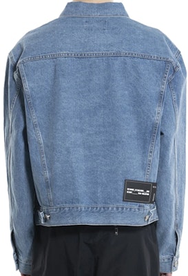 WE11DONE Logo 牛仔外套 男女同款 藍色 WD-DJ6-20-090-U-BL Lookbook WE11DONE Logo 牛仔外套 男女同款 藍色 WD-DJ6-20-090-U-BL