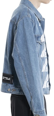 WE11DONE Logo 牛仔外套 男女同款 藍色 WD-DJ6-20-090-U-BL Sizing WE11DONE Logo 牛仔外套 男女同款 藍色 WD-DJ6-20-090-U-BL