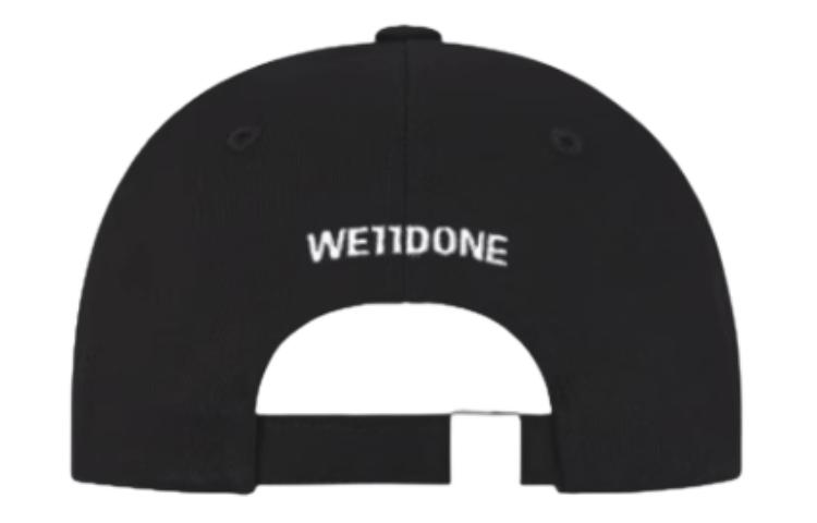 Lookbook WE11DONE Logo 設計棉質棒球帽 情侶款 多色 男女適用 WD-AH1-24-420-U