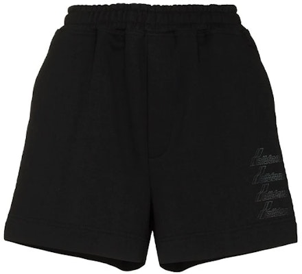 WE11DONE Logo Elastic Waist Loose Fit Shorts Unisex Black WD-TA8-20-111-U-BK Buy WE11DONE Logo Elastic Waist Loose Fit Shorts Unisex Black WD-TA8-20-111-U-BK
