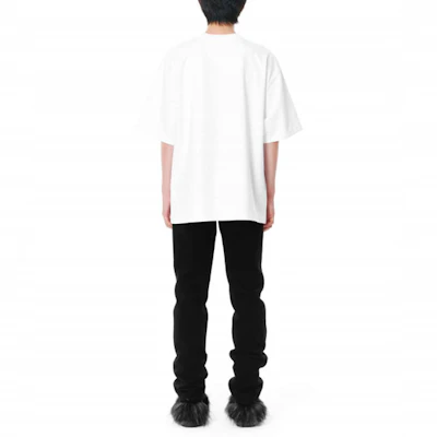 WE11DONE Logo Mirror Reversed Unisex White T-Shirt. WD-TT3-21-565-U-WH Purchase WE11DONE Logo Mirror Reversed Unisex White T-Shirt. WD-TT3-21-565-U-WH