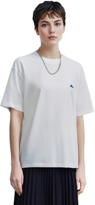 WE11DONE 標誌寬鬆版型男女同款白色短袖上衣 WD-TP5-19-920-WH Sizing WE11DONE 標誌寬鬆版型男女同款白色短袖上衣 WD-TP5-19-920-WH