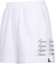 Lookbook WE11DONE Logo Print Mid-Rise Loose Elastic Shorts Unisex White WD-TA8-20-111-U-WH