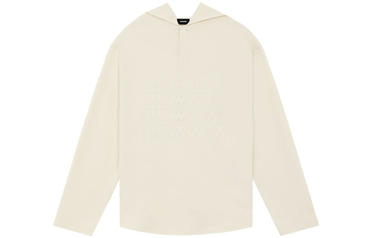 WE11DONE Logo Print Navy Collar Long Sleeve T-Shirt Unisex WD-TT1-22-554-U-IV 圖 2