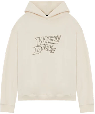 WE11DONE Logo Rhinestone Long Sleeve Sweatshirt Unisex WD-TH1-22-665-U-IV Order WE11DONE Logo Rhinestone Long Sleeve Sweatshirt Unisex WD-TH1-22-665-U-IV