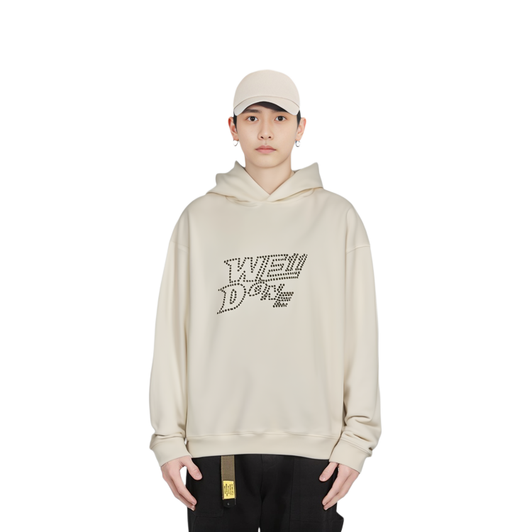 WE11DONE Logo Rhinestone Long Sleeve Sweatshirt Unisex WD-TH1-22-665-U-IV 圖 4