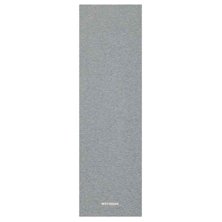 WE11DONE Logo Wool Knit Scarf Unisex Couples Grey WD-KM2-24-636-U-GY