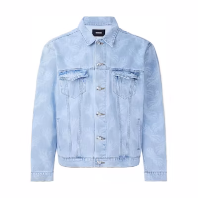 WE11DONE Loose-Fit High-Neck Jacket Blue JVM1620799293456