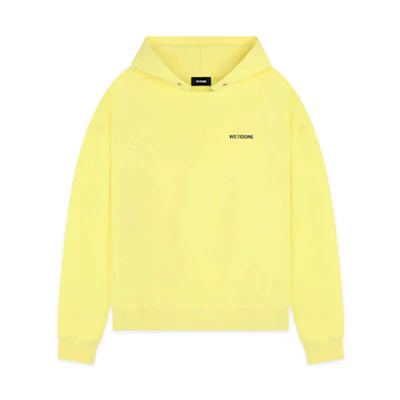 WE11DONE Loose Fit Hoodie Yellow Unisex WD-TP2-20-717-U-YE