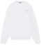 Order 위얼던 메탈릭 로고 오버사이즈 풀오버 스웻셔츠 유니섹스 화이트 WD-TS3-21-592-U-WH
