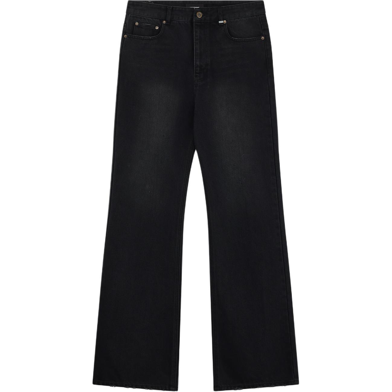 Order WE11DONE Mid-Rise Pleated Blue Denim Jeans with Pocket Zipper for Men. WD-DP2-24-342-M-BK