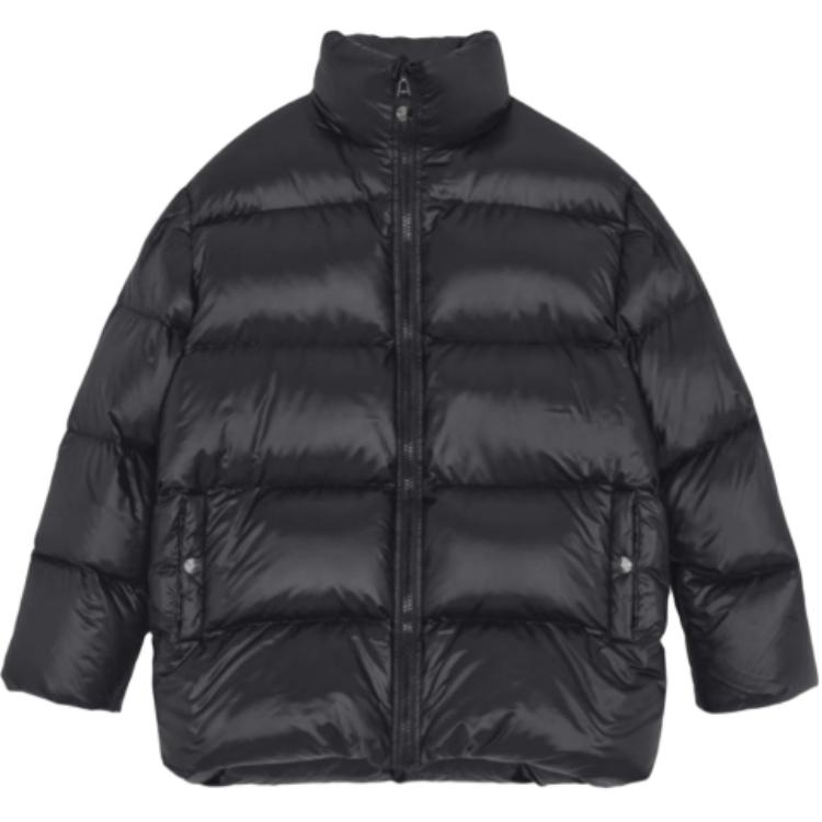 WE11DONE Minimalist Warm Long-Sleeve Jacket Black WD-PJ3-21-081-BK