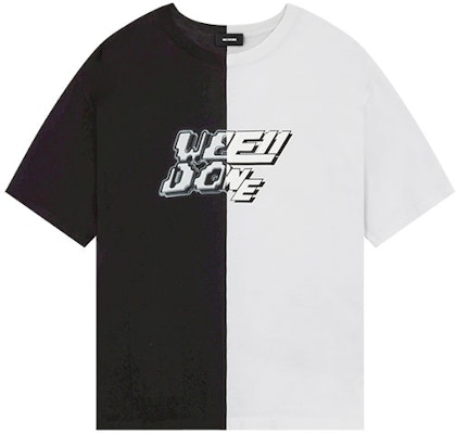 WE11DONE Multicolor Logo Print Unisex Short Sleeve T-Shirt WD-TT1-22-558-U-BW Buy WE11DONE Multicolor Logo Print Unisex Short Sleeve T-Shirt WD-TT1-22-558-U-BW