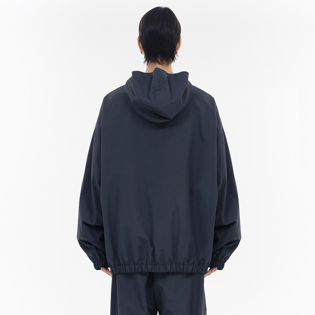 WE11DONE Navy Blue  Zip-Up Logo Hoodie Jacket Long Sleeve WD-JP2-24-078-M-NV 圖 5