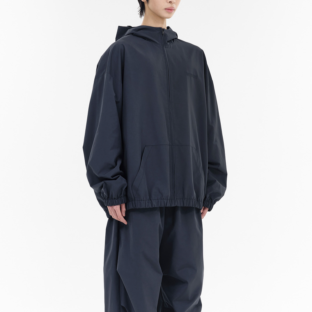 WE11DONE Navy Blue  Zip-Up Logo Hoodie Jacket Long Sleeve WD-JP2-24-078-M-NV 圖 6