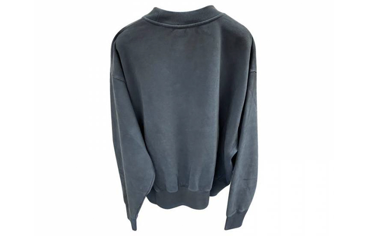 WE11DONE Navy Blue Bear Graphic Cartoon Unisex Pullover Sweatshirt. WD-TS9-20-120-U-NV 圖 3