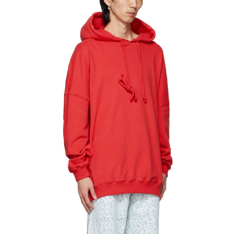 Purchase WE11DONE宽松款黑色卫衣红色标志 - 情侣款式男女同款 WD-SS5-19-115-U-RD