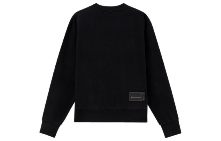 Lookbook WE11DONE 男女同款宽松圆领长袖卫衣 带标志贴饰 WD-TS3-22-719-U-BK