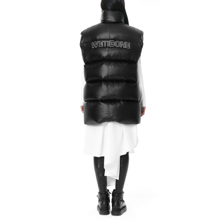 WE11DONE Oversized Down-Filled Zip Vest Unisex WD-PV3-21-097-U-BK 圖 4