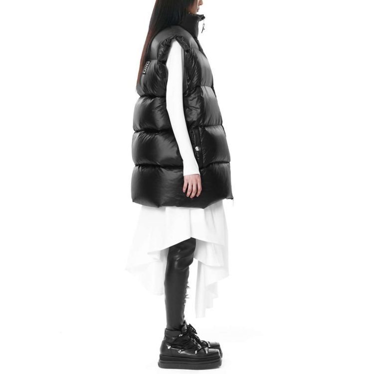 WE11DONE Oversized Down-Filled Zip Vest Unisex WD-PV3-21-097-U-BK 圖 5
