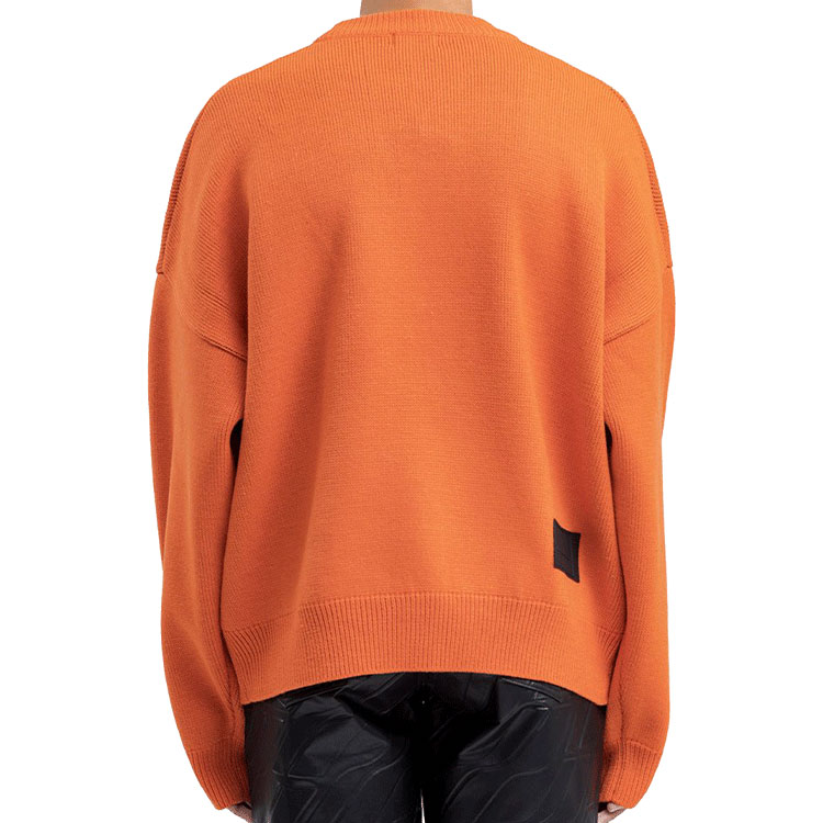 Purchase WE11DONE 超大Logo羊毛印花毛衣 男女適用 橙色 - 秋冬系列 WD-KO8-20-507-U-OR
