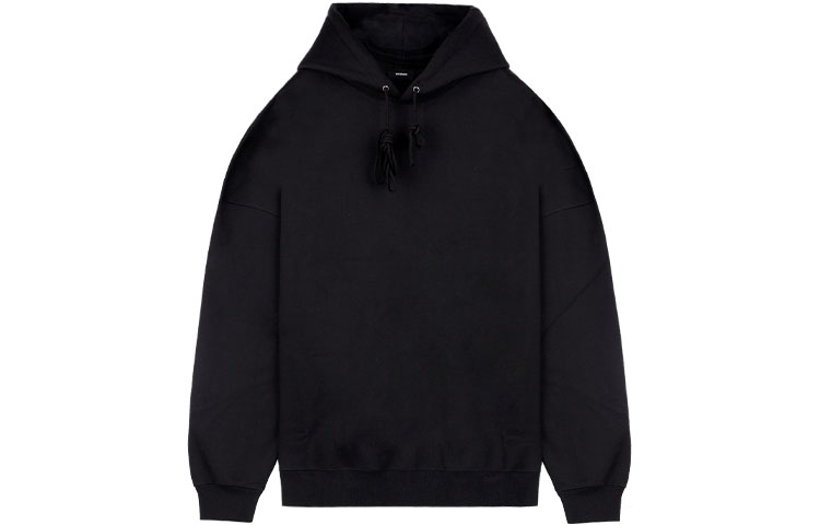 WE11DONE Oversized Logo Unisex Hoodie Black WD-SS5-19-115-U-BK 圖 2