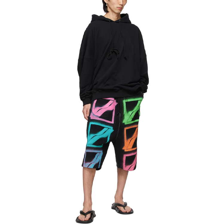 WE11DONE Oversized Logo Unisex Hoodie Black WD-SS5-19-115-U-BK 圖 3