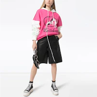 Purchase WE11DONE 寬鬆粉紅色拼接Logo連帽衫 - 中性款 WD-SS7-20-081-U-PK