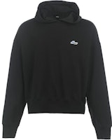 WE11DONE Oversized Solid Black Hoodie Long Sleeve Pullover. WDTH322714UBK WE11DONE Oversized Solid Black Hoodie Long Sleeve Pullover. WDTH322714UBK