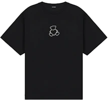 WE11DONE PF24 Black Pearl Bear Unisex Short Sleeve T-Shirt WD-TT2-24-780-U-BK WE11DONE PF24 Black Pearl Bear Unisex Short Sleeve T-Shirt WD-TT2-24-780-U-BK