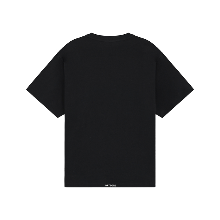 Lookbook WE11DONE PF24 黑珍珠熊 男女同款短袖T恤 WD-TT2-24-780-U-BK