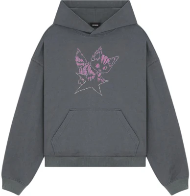 WE11DONE PF24 怪物印花復古連帽衫 男女同款 - 木炭灰色 WD-TH2-24-832-U-CH Order WE11DONE PF24 怪物印花復古連帽衫 男女同款 - 木炭灰色 WD-TH2-24-832-U-CH