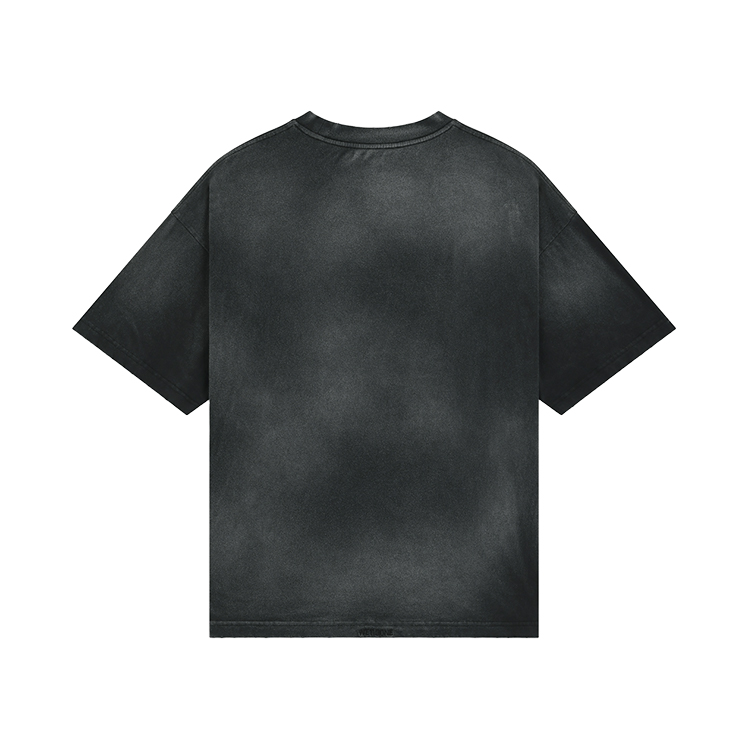 WE11DONE PF24 Tie-Dye Oversized Unisex Black T-Shirt WD-TT2-24-742-U-BK 圖 3