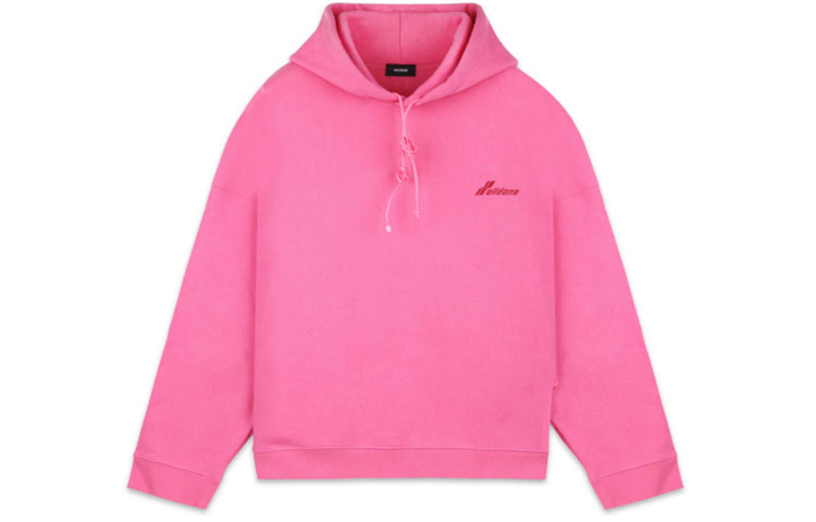 WE11DONE Pink Logo Oversized Hoodie Unisex WD-TP4-20-708-U-PK