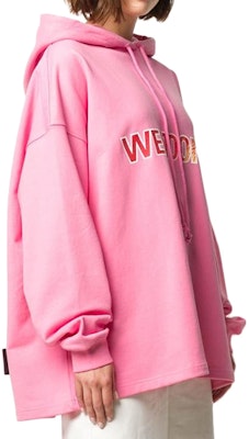 WE11DONE Pink Logo Printed Hoodie Unisex. WD-TP5-19-500-PK Shop WE11DONE Pink Logo Printed Hoodie Unisex. WD-TP5-19-500-PK