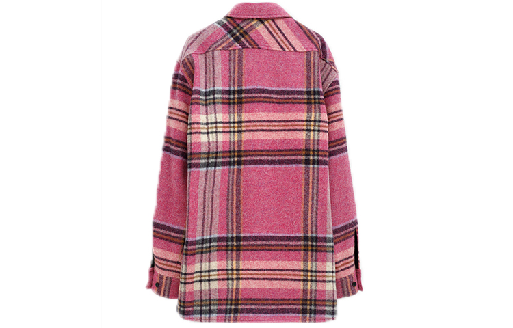 WE11DONE Pink Plaid Button-Up Long Sleeve Shirt Unisex wd-c3-sh028 圖 3