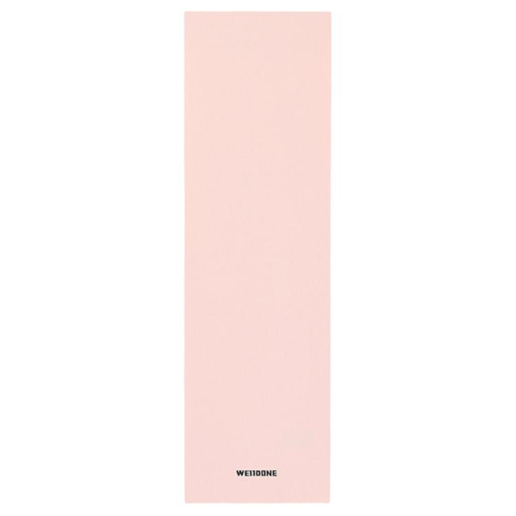 Order WE11DONE Pink Wool Knitted Logo Scarf Unisex Couple Style. WD-KM2-24-636-U-PK