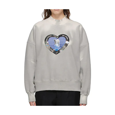 WE11DONE Polar Bear Heart Print Cartoon Sweater Unisex WD-TS8-20-104-U-IV