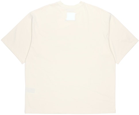 WE11DONE Rare Market Korea Exclusive Logo Embossed Graphic Beige Unisex T-Shirt. WD-TT3-21-801-U-IV Lookbook WE11DONE Rare Market Korea Exclusive Logo Embossed Graphic Beige Unisex T-Shirt. WD-TT3-21-801-U-IV